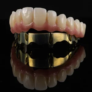 Barra para ponte Zirconia sobre implantes